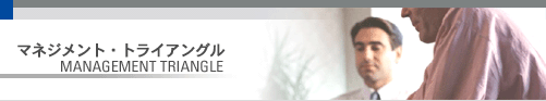 �ޥͥ����ȡ��ȥ饤���󥰥� - Management triangle